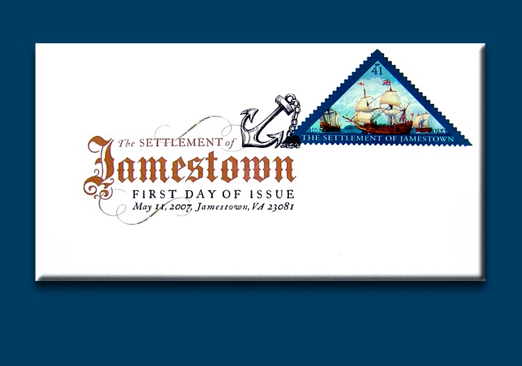 Jamestown Commemorative Stamp released May 11, 2007 to honor 400th Anniversary